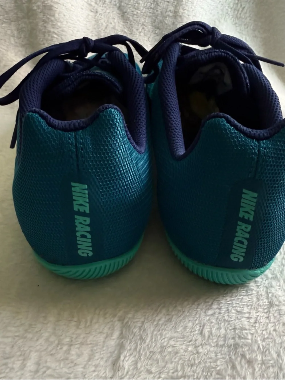 Nike Men’s‎ Teal and Navy Track No Spikes 12 AH1020-300